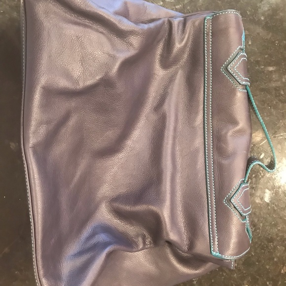 Marc Jacobs Blue Leather Bag - Picture 4 of 5